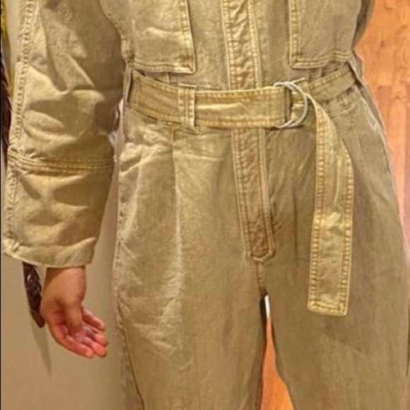 NWT! Free People Wayward Slouch Coverall Ginger S - Picture 2 of 16